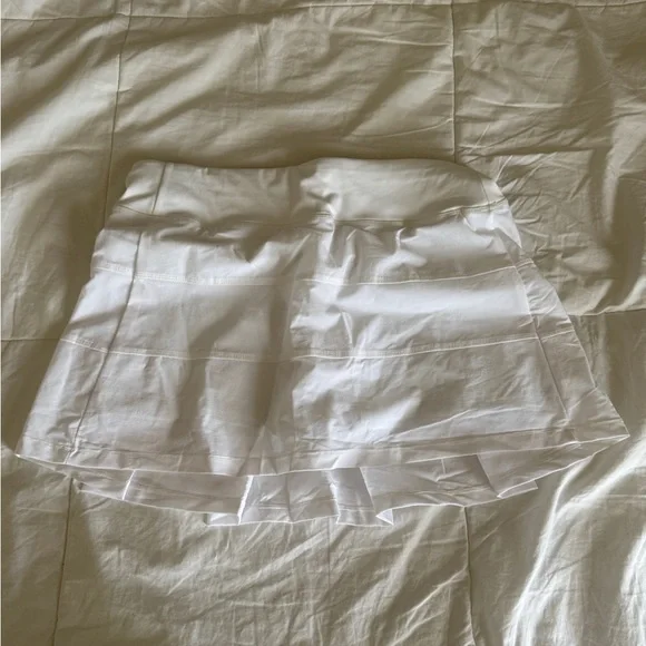 White Athletic Skirt Pace Rival Mid-Rise Skirt Size 4 - Picture 4 of 13